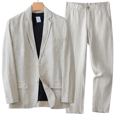 商务休闲宽松春夏季日常西服套装