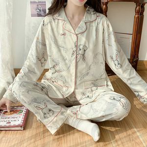 十月结晶月子服纯棉a类夏季薄款产后哺乳孕妇睡衣女春秋产妇喂奶