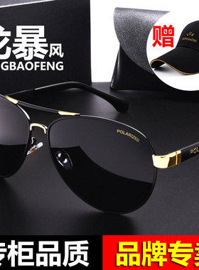 龙暴风男偏光太阳镜开车专用眼镜