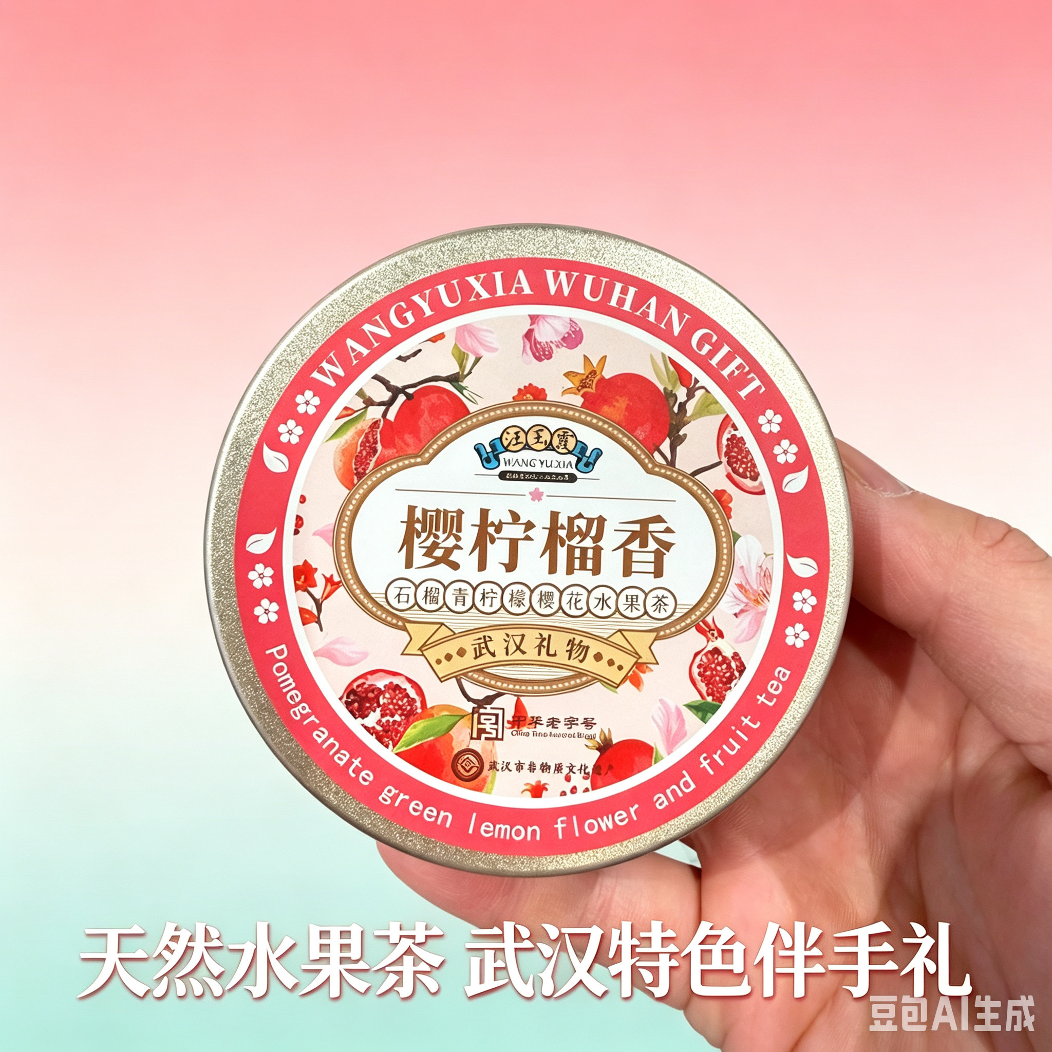 汪玉霞樱柠榴香手工水果茶便携
