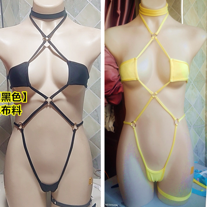 可换布料贴身单层伊莱格泳衣少女