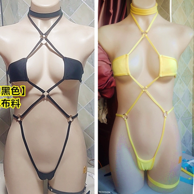 可换布料贴身单层伊莱格泳衣少女