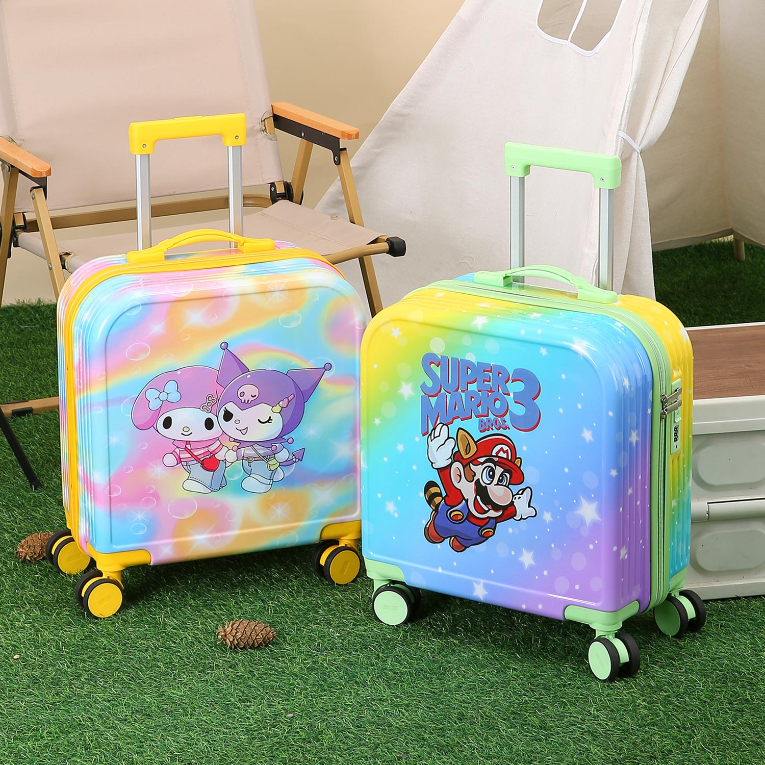 儿童行李箱箱女孩拉杆箱男孩可坐骑可上飞机小孩学生新款女生20寸