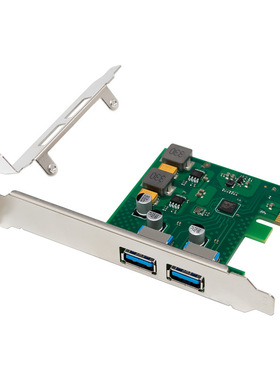 PCIe x1 2口5Gbps USB3.0 FL1100 支持MAC苹果系统LINUX 免供电