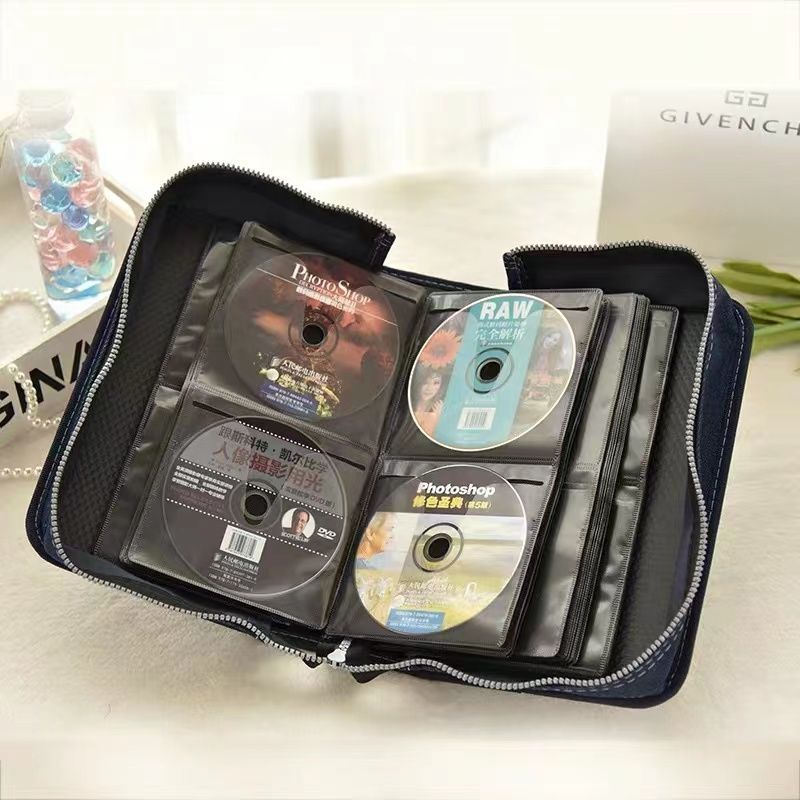 大容量CD收纳包60片牛仔