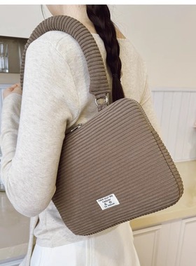 笔记本电脑包14寸单肩女高颜值韩国ins风适用苹果macbookair/pro13.3联想华为内胆16寸