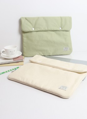 电脑内胆包14寸2024新款适用macbookair/pro13英寸苹果笔记本保护套iPad11Pro收纳纯色简约电脑包