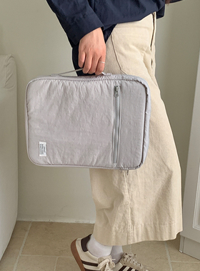 适用笔记本电脑包14寸手提女高颜值防摔苹果macbookair/pro13.3英寸平板11iPad收纳联想华为内胆包