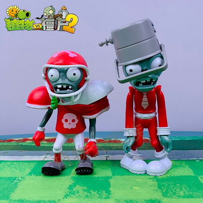 植物大战僵尸的玩具橄榄球僵尸机甲橄榄树巨人未来木乃伊铁桶僵尸