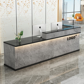 公司收银台简约现代美发店服装 美甲养生馆便利店铺柜桌前台接待台