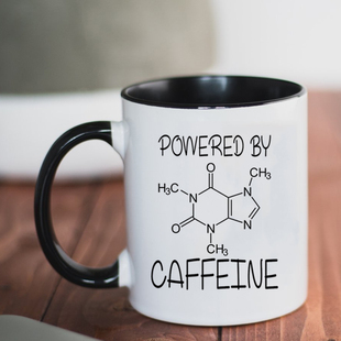 化学分子式咖啡马克杯 化学老师教师节礼物 化学系学生喝水杯子