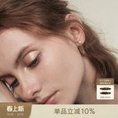 sanswood森吾S925纯银原创天然珍珠馒头耳钉女睡觉洗澡不用摘必入