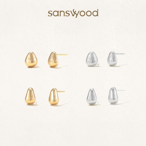 sanswood森吾小水滴耳钉