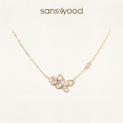 sanswood森吾《邂逅》花蝴蝶项链