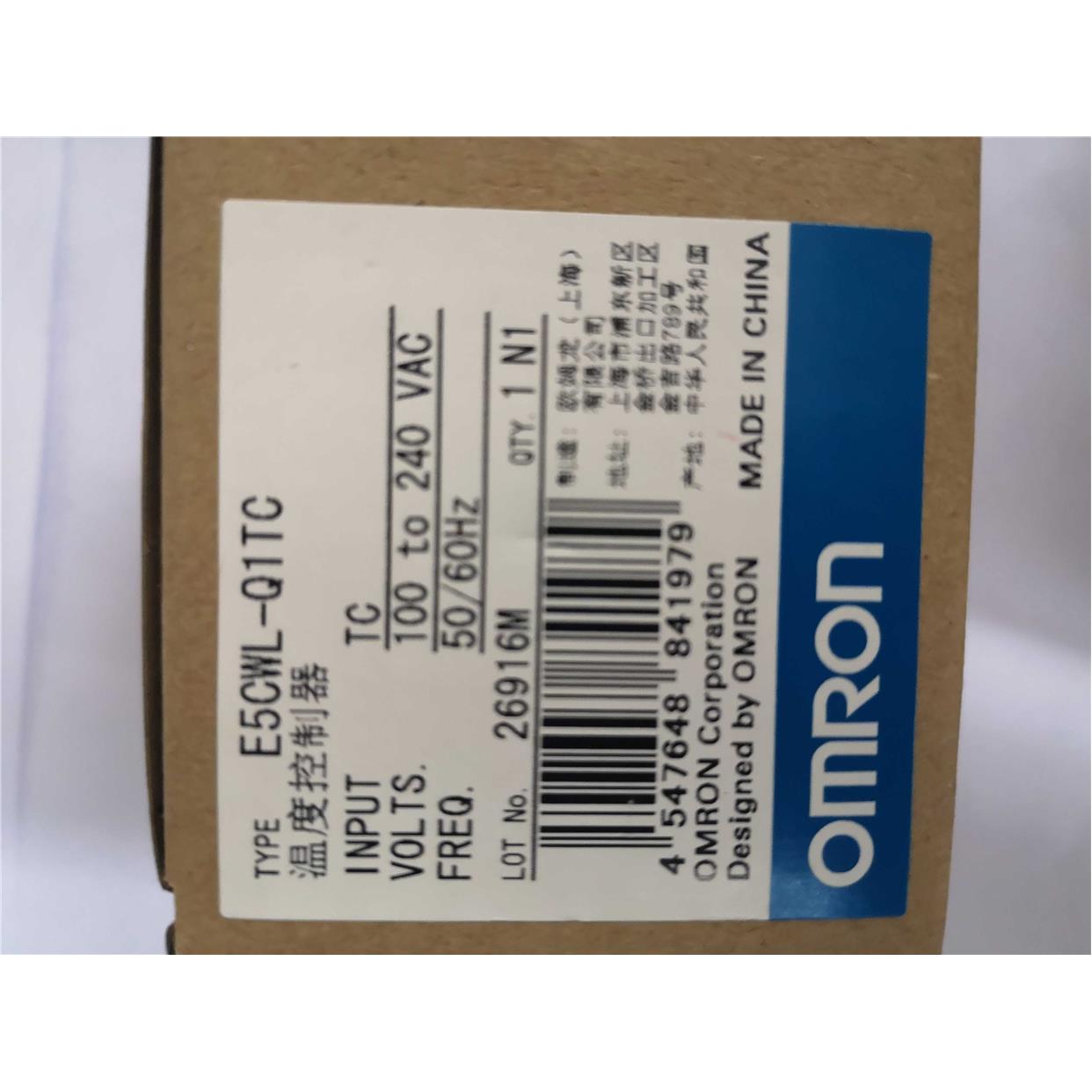 OMRON E5CWL 欧姆龙温控仪 E5CWL-R1TC E5CWL-Q1TC 温控器原装正 五金/工具 数字温控器 原图主图