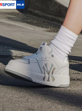 MLB官方正品男女休闲鞋24秋季新款运动鞋厚底板鞋老爹鞋3ASXCLB3N