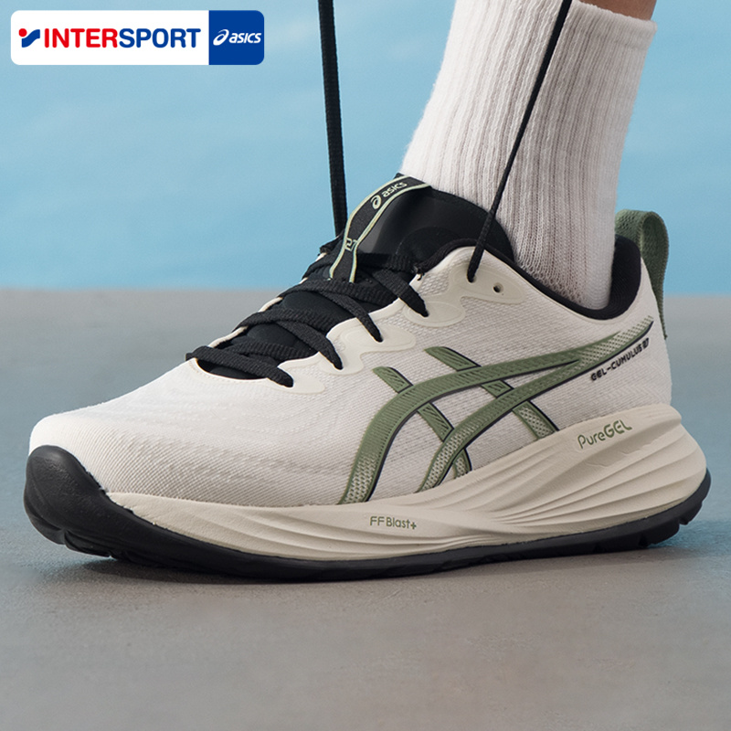 ASICS亚瑟士运动鞋男gel-cumulus 27训练缓震轻便跑步鞋1011C092