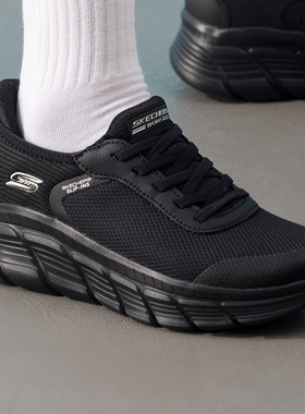 斯凯奇女鞋2026春季新款Slip ins闪穿健步鞋运动鞋厚底网面休闲鞋