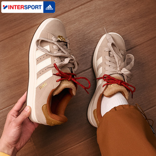 adidas阿迪达斯三叶草马年限定CNY男女鞋 KJ8724 26春CAMPUS面包鞋