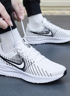 耐克男鞋2026春季新款SWIFT3运动鞋网面透气白色跑步鞋健身训练鞋