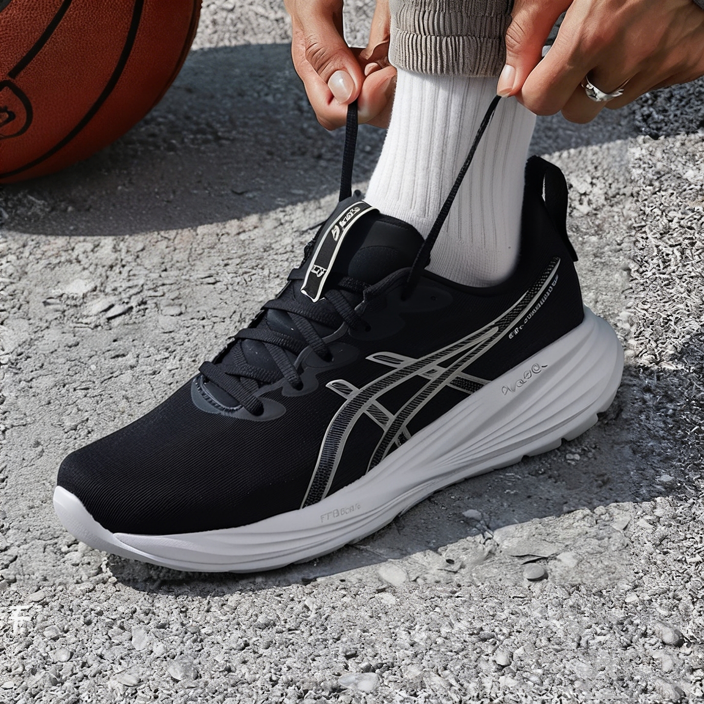 亚瑟士跑步鞋男鞋2025新款GEL-CUMULUS运动鞋轻便休闲鞋1011B960