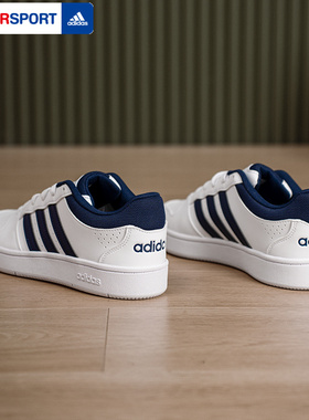 阿迪达斯板鞋男2026新款运动鞋HOOPS CLASSIC篮球风小白鞋休闲鞋