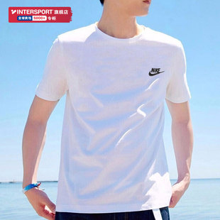 运动T恤跑步训练上衣休闲白色半袖 NIKE耐克短袖 新款 2026夏季 男装