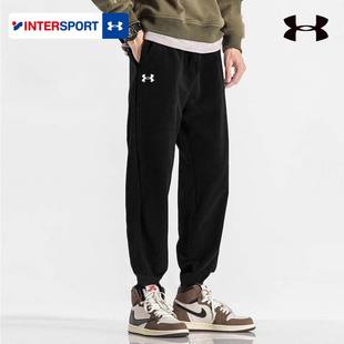 新款 裤 子男宽松休闲束脚裤 安德玛加绒卫裤 运动裤 2025秋季 长裤 男款