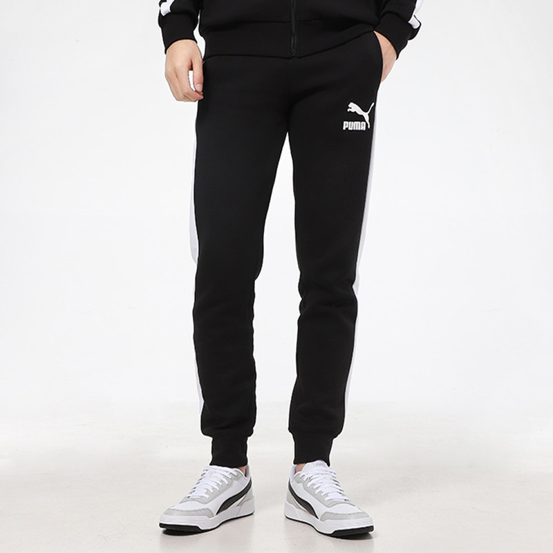 푸마 푸마 정장 남성 2024 가을 신상품 운동복 러닝 스탠드 칼라 재킷 바지 스웨트 팬츠 캐주얼 남성 의류