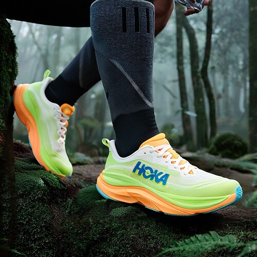 HOKA ONE ONE跑步鞋男款2024夏季新款运动鞋轻便缓震公路户外跑鞋
