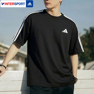 运动服跑步宽松圆领半袖 T恤2026春夏新款 KR2490 短袖 阿迪达斯男装