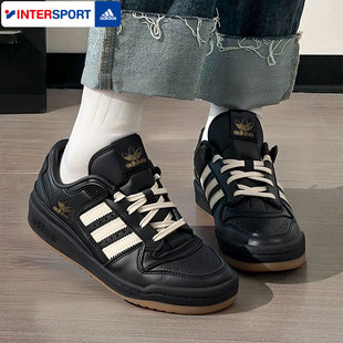 阿迪达斯三叶草黑色板鞋女鞋子官方正品2026新款休闲鞋男士运动鞋
