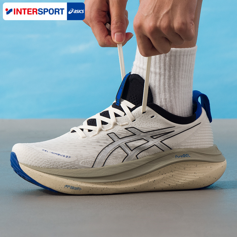 ASICS亚瑟士GEL-NIMBUS 27男子跑步鞋缓震回弹透气抓地专业运动鞋