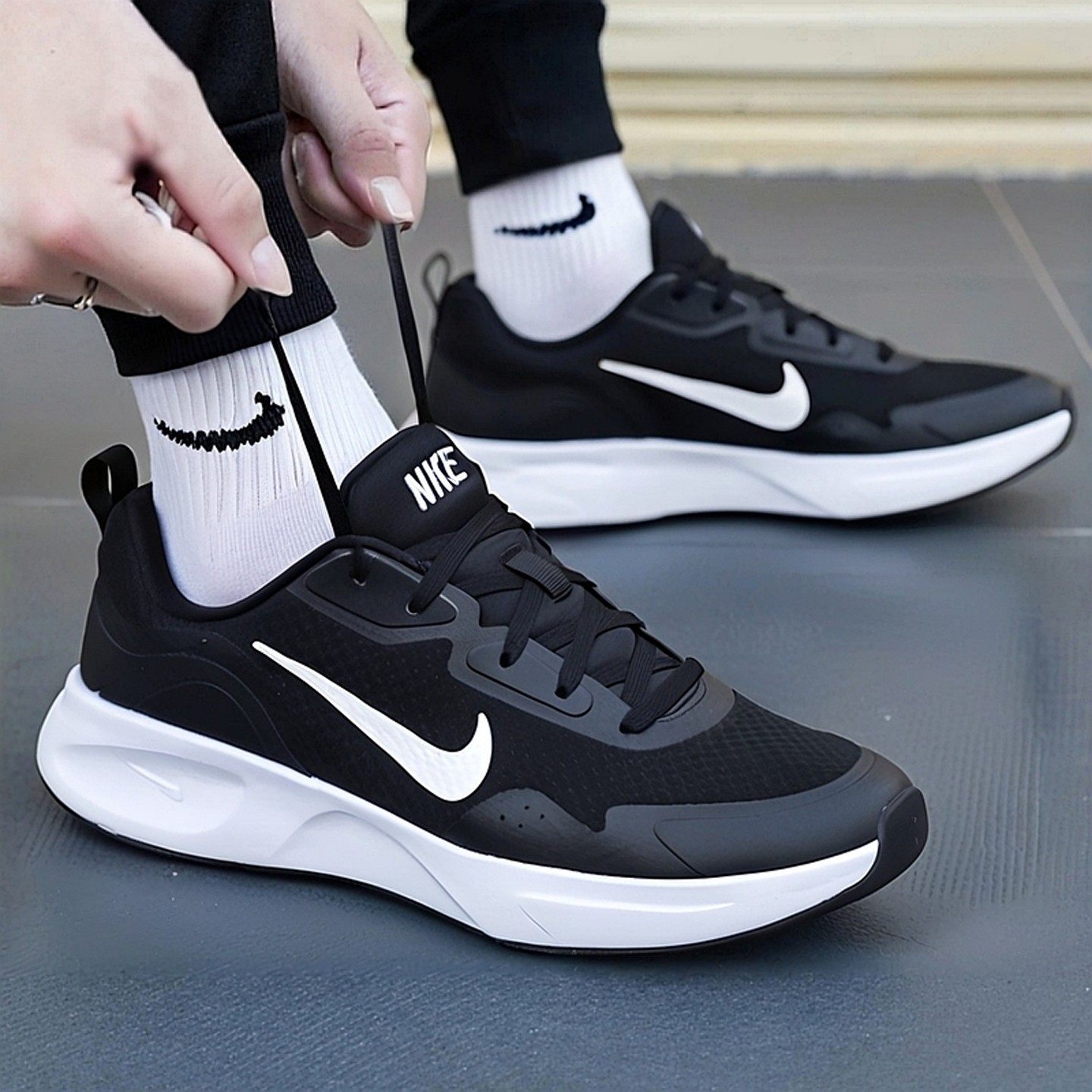 NIKE耐克官方正品男鞋2026春季新款网面透气休闲运动鞋减震跑步鞋