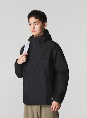 Timberland添柏岚官方男登山外套户外防水防风连帽夹克上衣A695W