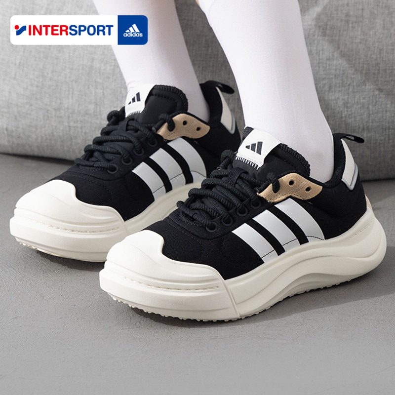 阿迪达斯正品网球鞋男鞋女鞋2025冬新款情侣黑色轻便运动鞋休闲鞋