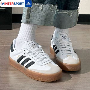 阿迪达斯三叶草德训鞋女鞋春季新款轻便休闲板鞋小白鞋正品运动鞋