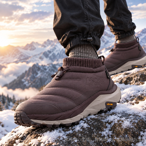 HOKA徒步鞋女鞋2026秋季新款Kaha 2 Frost Moc GTX保暖户外运动鞋