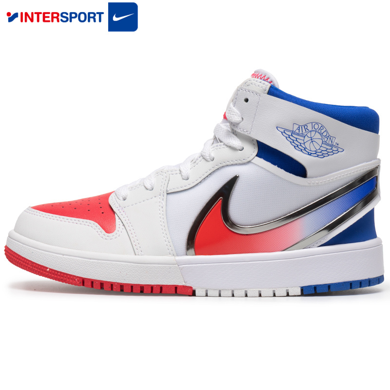 NIKE JORDAN 耐克男女AJ1中帮休闲板鞋内嵌气垫青少年篮球运动鞋