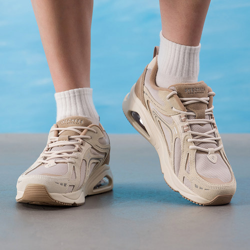 茵特丨Skechers斯凯奇男鞋TRES-AIR UNO复古跑鞋运动鞋厚底跑步鞋