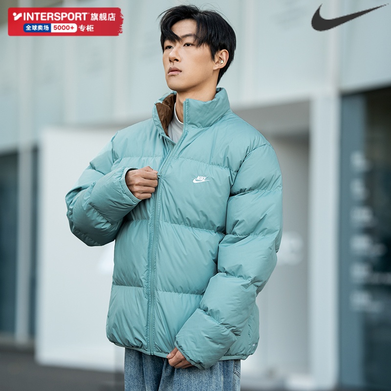 耐克NIKE羽绒服男款2025冬季新款运动服休闲户外面包服情侣装外套