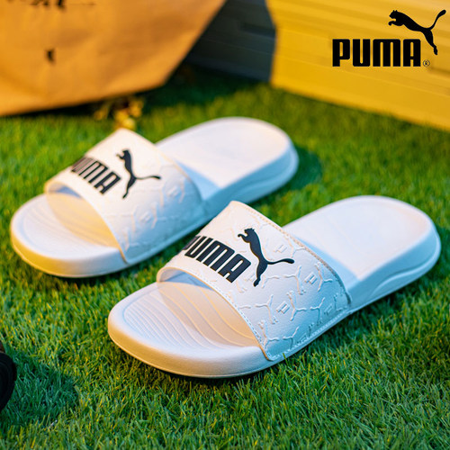 Puma彪马官方正品2026春季新款男女休闲运动一字拖透气拖鞋395420