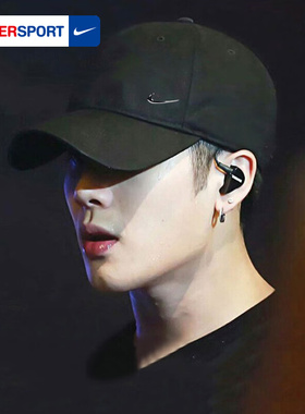 NIKE耐克官方男女鸭舌帽冬季新款运动休闲遮阳帽黑色棒球帽FB5372