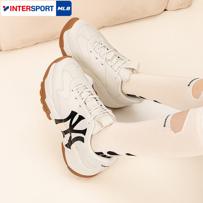 MLB官方正品鞋子男鞋女鞋2025秋季新款运动鞋情侣休闲厚底老爹鞋