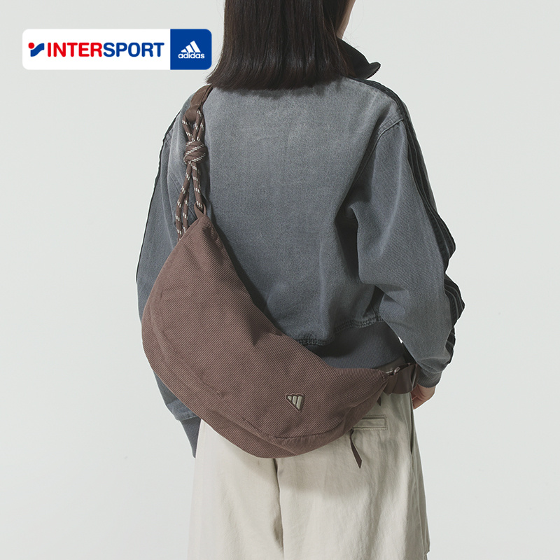 阿迪达斯单肩包男女包2025冬季户外运动包斜挎包大容量拎包KE6636