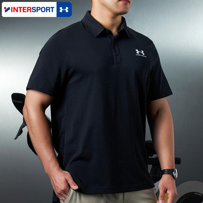 安德玛UA官方短袖Polo衫2026新款男士健身训练运动翻领T恤1386608,运动服/休闲服装,运动T恤,淘宝优惠券,粉丝福利购,淘宝优惠卷
