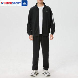 2026春季 夹克外套休闲长裤 新款 长袖 时尚 阿迪达三条纹男子运动套装