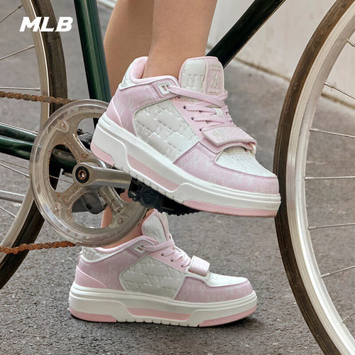 MLB官网老花板鞋男女鞋2026新款低帮休闲鞋魔术贴运动鞋3ASXCMM4N
