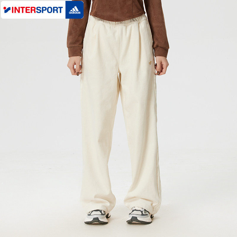 Adidas阿迪达斯长裤女裤2026春季新款运动裤宽松休闲直筒裤KT3138