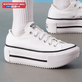 匡威厚底帆布鞋男鞋女鞋25秋季新款Chuck Taylor SEASONAL休闲鞋